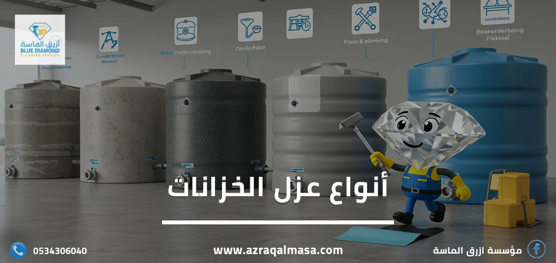 أنواع عزل الخزانات