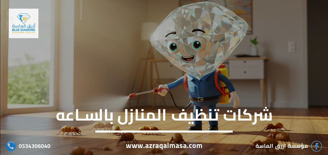 شركات تنظيف المنازل بالساعه