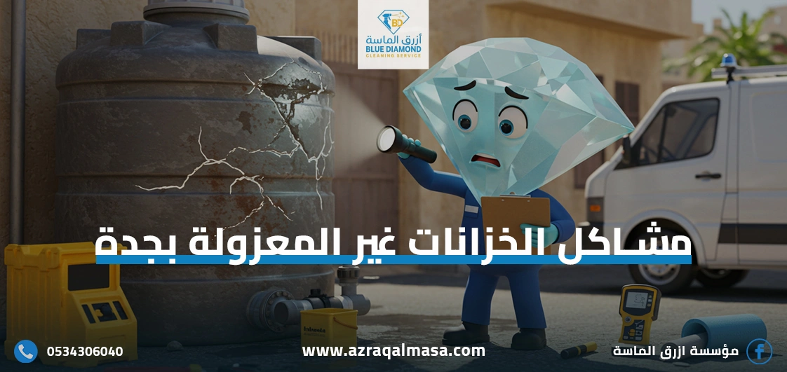 مشاكل الخزانات غير المعزولة بجدة